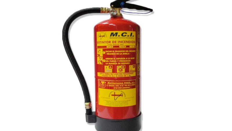 extintores material contra incendios